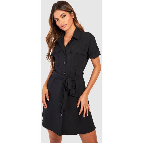 Robe Chemise Utilitaire - 34 - boohoo - Modalova