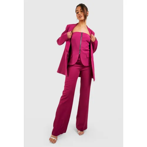 Pantalon Flare Slim - 38 - boohoo - Modalova