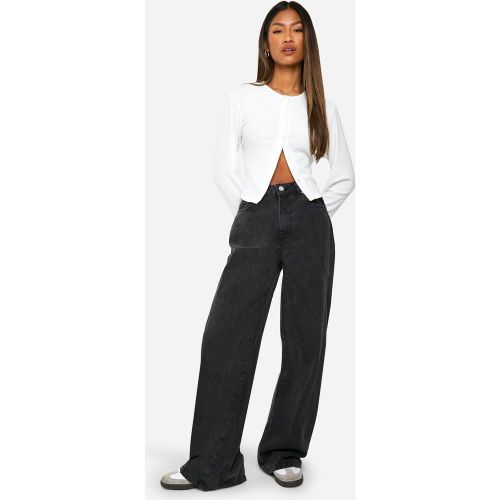 Jean Large Basique - 42 - boohoo - Modalova