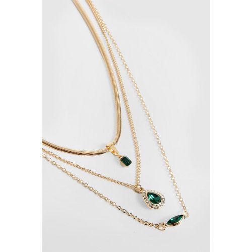 Collier À Pierre Fantaisie - One Size - boohoo - Modalova