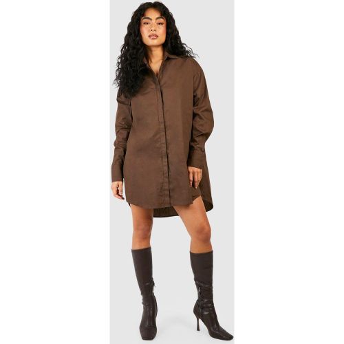 Robe Chemise Oversize En Coton - 36 - boohoo - Modalova
