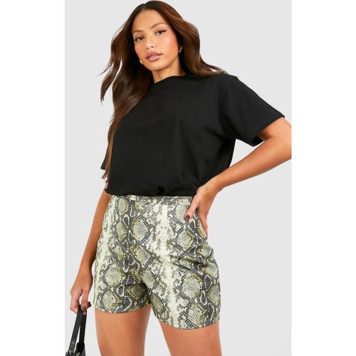 Tall" - Short De Tailleur À Imprimé Serpent - 42 - boohoo - Modalova