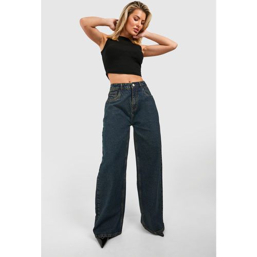 Jean Droit Taille Haute - 36 - boohoo - Modalova