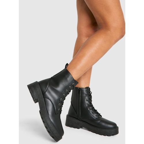 Bottines De Randonnée À Lacets - 37 - boohoo - Modalova