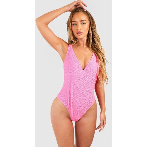 Maillot De Bain Une Pièce Texturé - / - 34, / - boohoo - Modalova