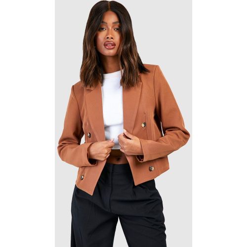Blazer Croisé Court - 34 - boohoo - Modalova