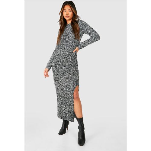 Robe Pull Longue En Maille Douce - L - boohoo - Modalova