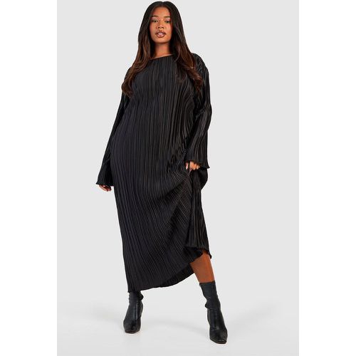 Grande Taille - Robe Longue Plissée - 44 - boohoo - Modalova