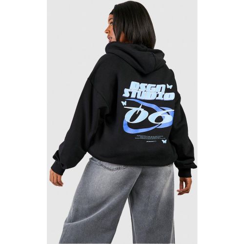 Grande Taille - Sweat À Capuche Oversize À Slogan Dsgn Studio - 44 - boohoo - Modalova