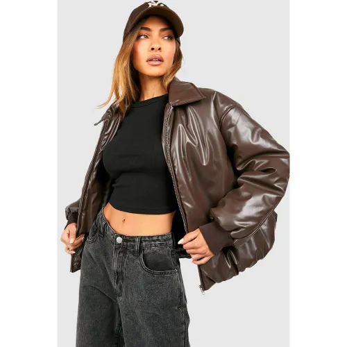 Blouson Bomber Matelassé - 36 - boohoo - Modalova