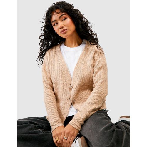 Cardigan Boutonné À Strass - S/M - boohoo - Modalova