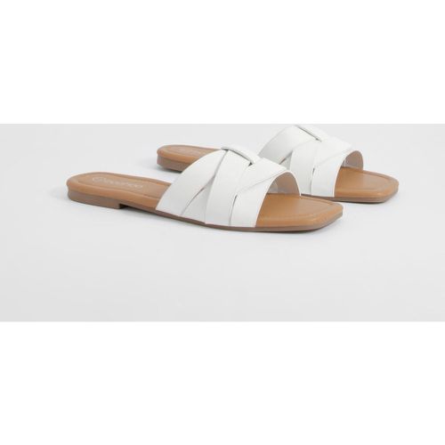 Woven Basic Mule Sandals - boohoo - Modalova