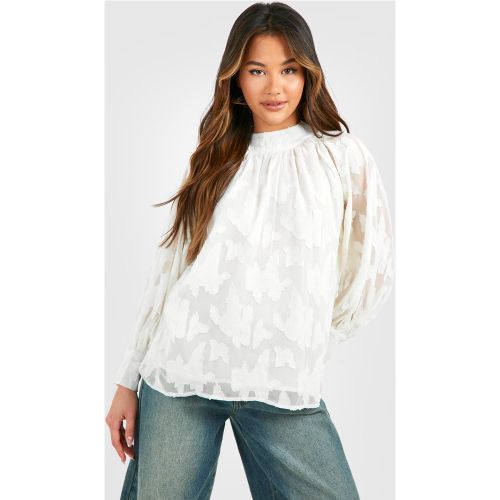 Blouse Fleurie Texturée - 40 - boohoo - Modalova