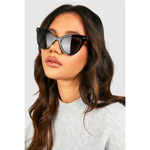 Lunettes De Soleil Œil De Chat À Monture - One Size - boohoo - Modalova