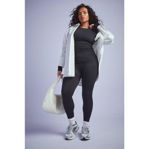 Grande Taille - Legging Côtelé Sans Coutures - 44-46 - boohoo - Modalova