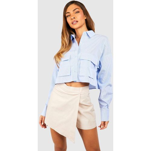 Jupe-Short Portefeuille De Tailleur - 34 - boohoo - Modalova