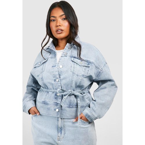 Grande Taille - Veste En Jean - 50 - boohoo - Modalova