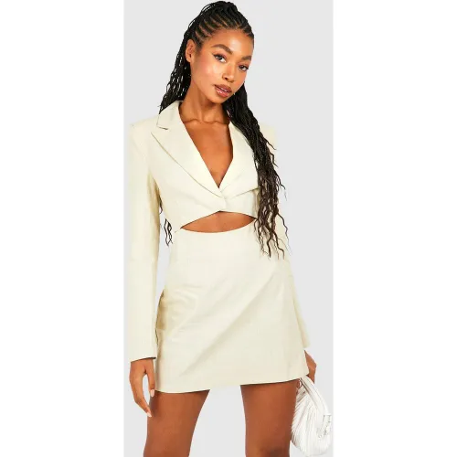 Robe Blazer À Découpes - 38 - boohoo - Modalova