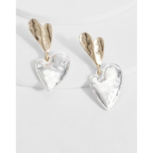 Boucles D'Oreilles Pendantes En Alliage De Métal - One Size - boohoo - Modalova