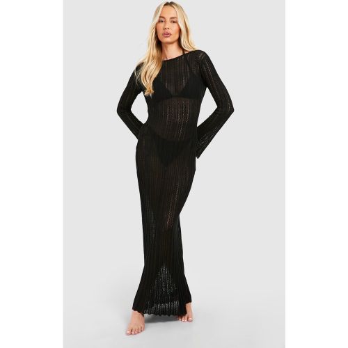 Tall" - Robe Pull En Crochet À Manches Évasées - 42 - boohoo - Modalova