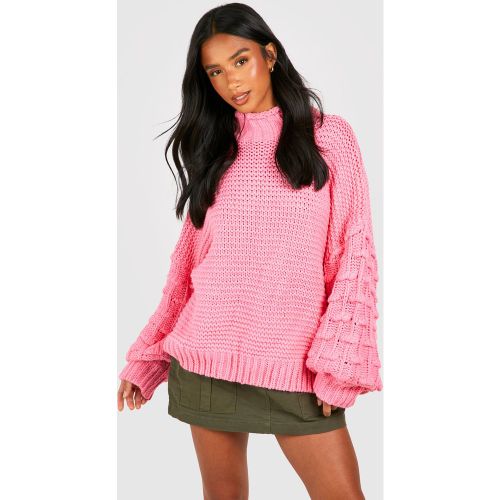 Petite" - Pull En Maille Épaisse - Xs - boohoo - Modalova