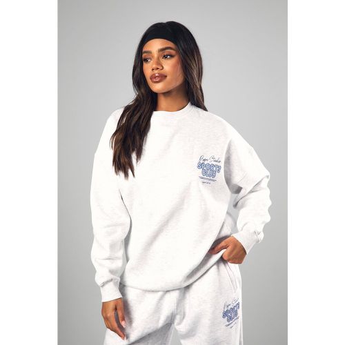 Sweat Oversize À Slogan - Xl - boohoo - Modalova