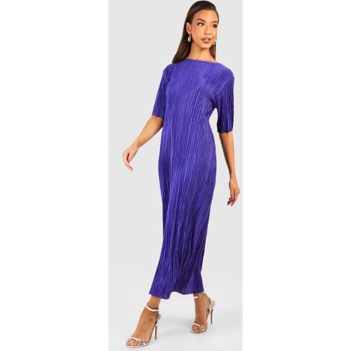 Robe T-Shirt Midaxi Effet Plissé - 36 - boohoo - Modalova