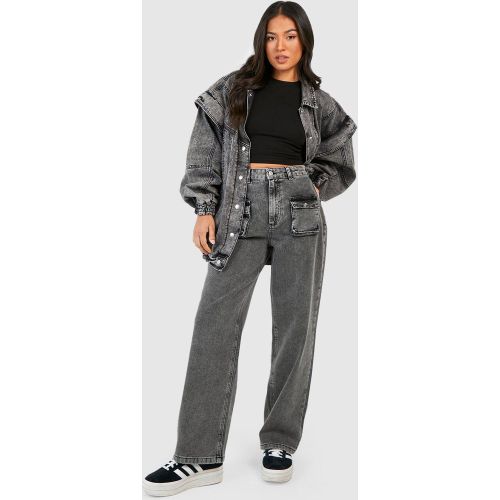 Petite" - Veste En Jean Oversize - 44 - boohoo - Modalova