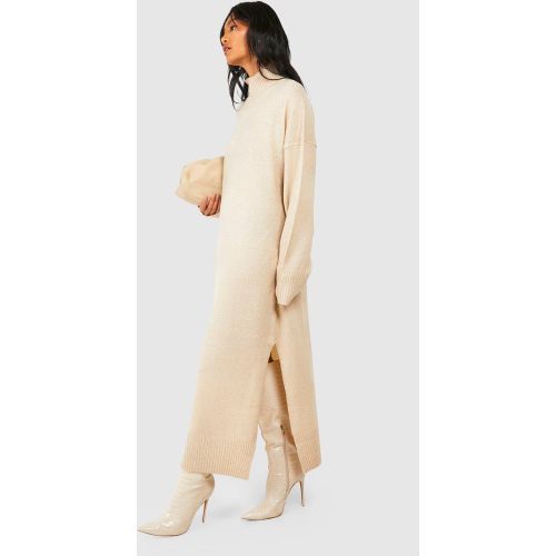Robe Mi-Longue À Col Roulé - S - boohoo - Modalova