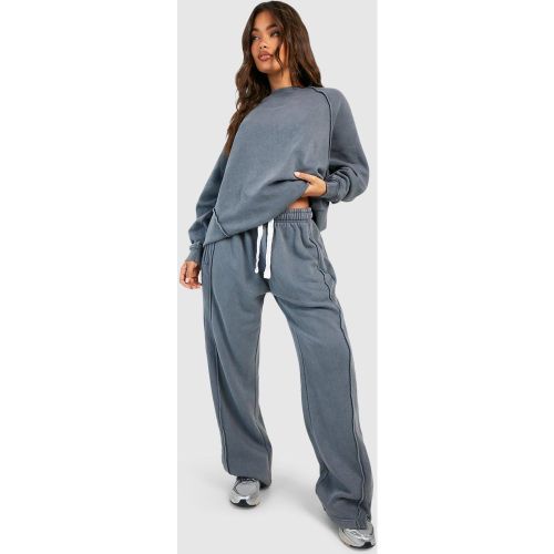 Jogging Droit Délavé - S - boohoo - Modalova