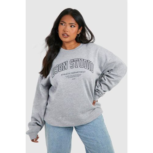 Grande Taille - Sweat Oversize À Col Ras-Du-Cou - 44 - boohoo - Modalova