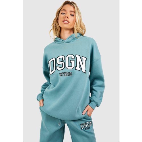 Sweat À Capuche Oversize À Slogan Dsgn Studio - S - boohoo - Modalova