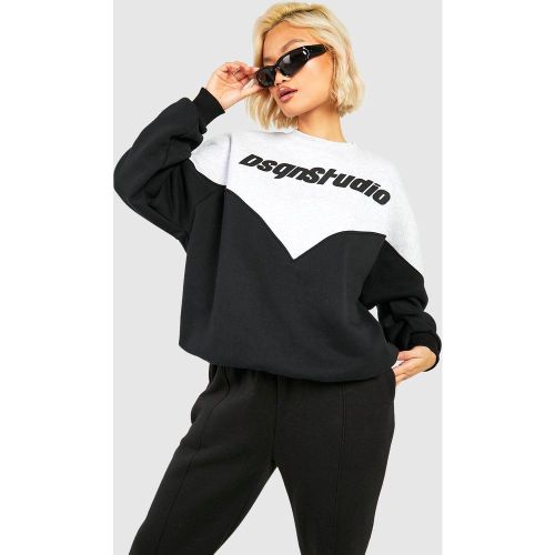 Sweat Oversize À Slogan Dsgn Studio - S - boohoo - Modalova
