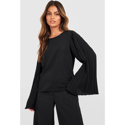 Blouse À Manches Évasées - 38 - boohoo - Modalova