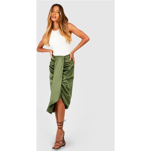 Jupe Longue Satinée - 36 - boohoo - Modalova