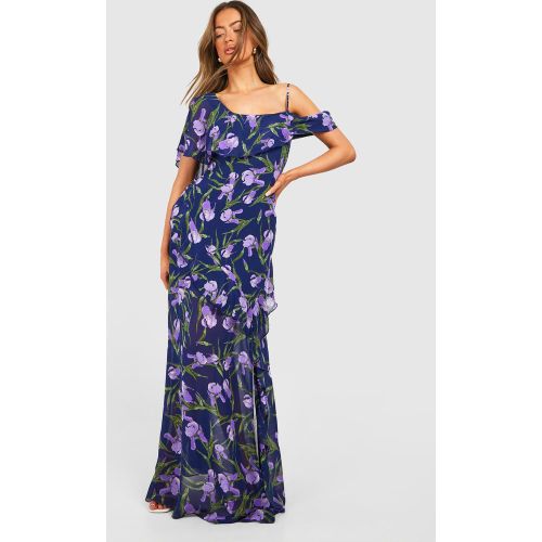 Robe Mi-Longue Fleurie - 40 - boohoo - Modalova