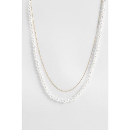 Double Layered Necklace - One Size - boohoo - Modalova