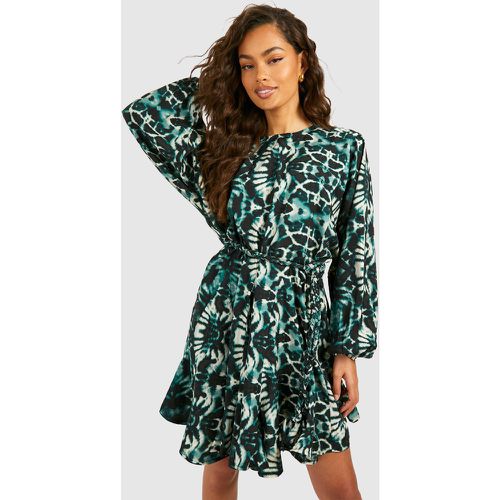 Robe Courte Bleue - 38, Bleu - boohoo - Modalova