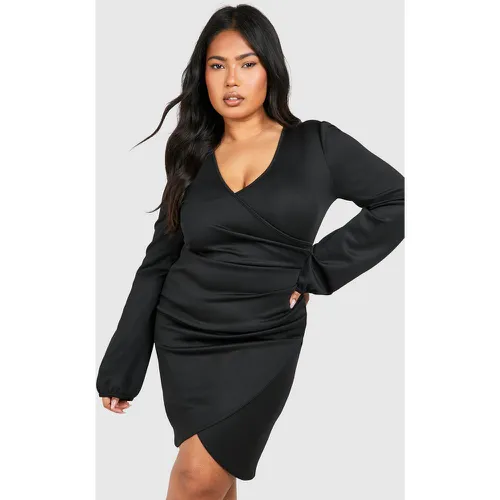 Grande Taille - Robe Portefeuille - 46 - boohoo - Modalova