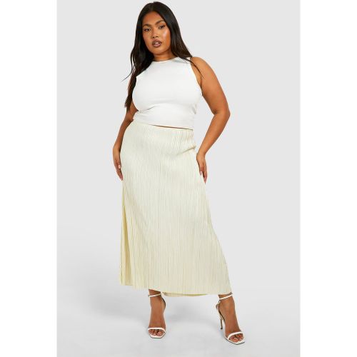 Grande Taille - Jupe Longue Plissée - 44 - boohoo - Modalova