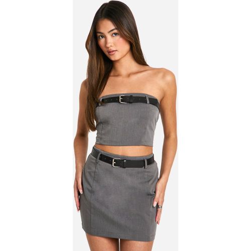 Mini-Jupe À Ceinture - 34 - boohoo - Modalova