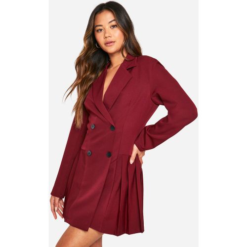 Robe Blazer Courte Plissée - -- - 38, - boohoo - Modalova