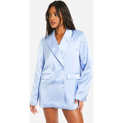 Blazer Long Satiné - 34 - boohoo - Modalova
