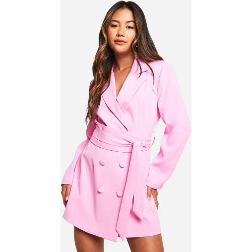 Robe Blazer Nouée - 34 - boohoo - Modalova