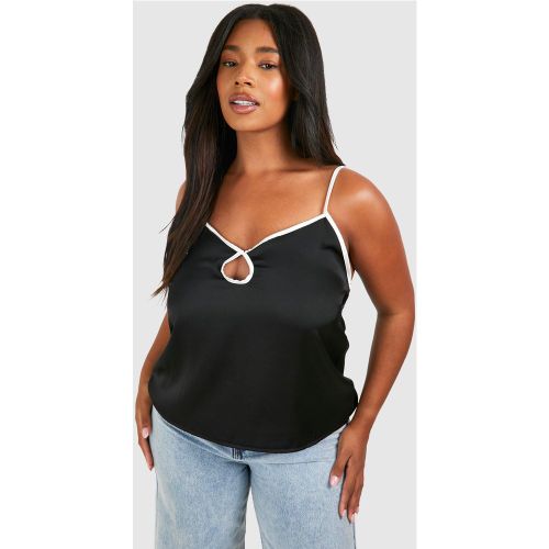 Grande Taille - Débardeur À Découpes Contrastantes - 44 - boohoo - Modalova