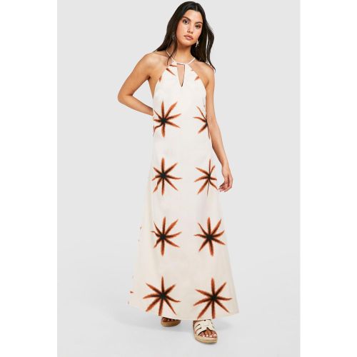 Robe Longue À Dos Nu Et Imprimé Étoiles - 36 - boohoo - Modalova