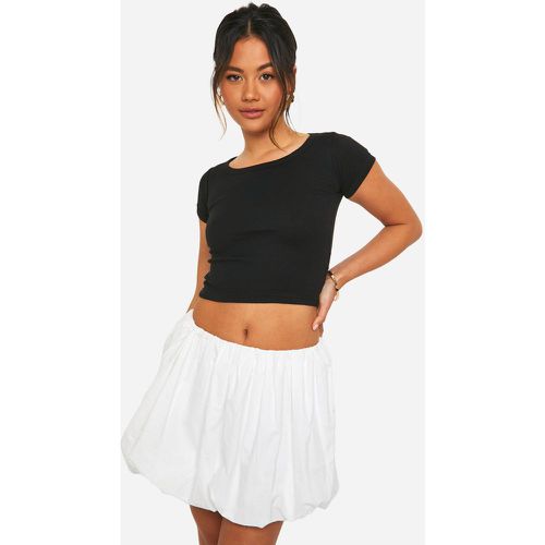 Mini-Jupe En Coton - 38 - boohoo - Modalova