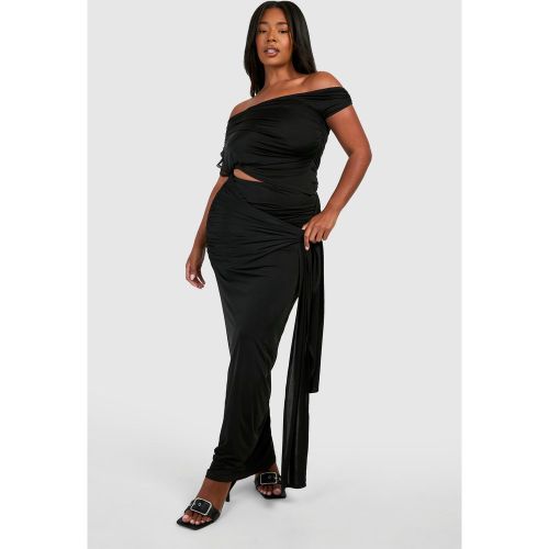 Grande Taille - Jupe Longue Cache-Cœur - 56 - boohoo - Modalova