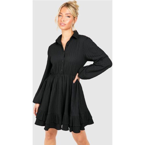 Robe Patineuse Texturée - 36 - boohoo - Modalova