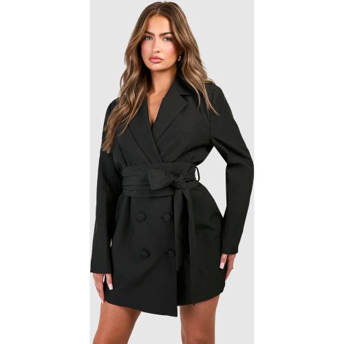 Robe Blazer Nouée - 34 - boohoo - Modalova